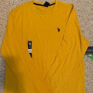 U.S. Polo Assn. Crewneck Long Sleeve (Mustard Yellow)